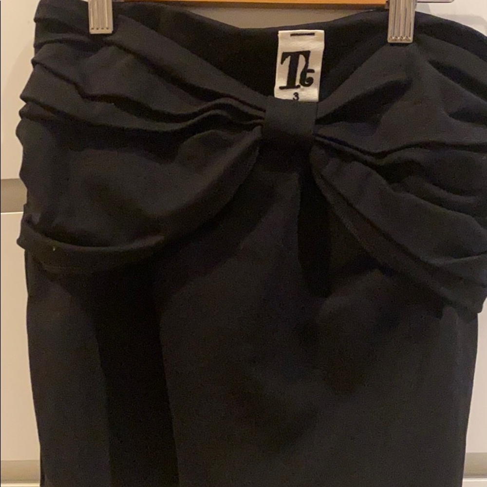 Tt mini skirt with bow front